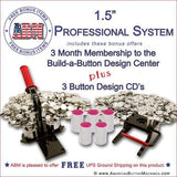 1.5" Button Maker Kit - American Button Machines