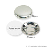 1.25" Pinback Button Set - American Button Machines