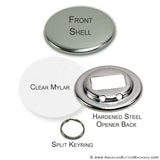 2.25" Metal Bottle Opener Set - American Button Machines