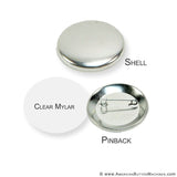 1.75" Pinback Button Set - American Button Machines