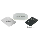 1.75"x2.75" Rectangle Vertical Pinback Sets - American Button Machines