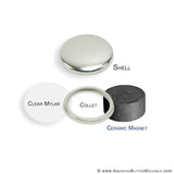 1" Round Ceramic Magnet Set - American Button Machines