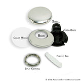 1.5" Versa-Back Split Keyring Set - American Button Machines