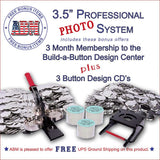 3.5" Photo Button Maker Kit - American Button Machines