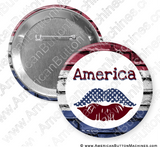 American Kiss - Digital Download for Buttons - American Button Machines