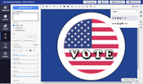 Campaign Button Build-a-Button Design Center - Version 6.0 - American Button Machines