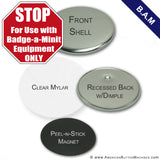 2.25" B.A.M. Self-Adhesive Magnet Set - American Button Machines