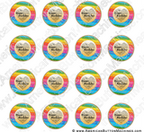 Birthday Around the World - Digital Download for Buttons