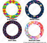 Digital Download for Buttons - Birthday Border Set