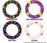Digital Download for Buttons - Birthday Border Set - American Button Machines