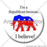 Political Button Designs #1, #2 and #3 - American Button Machines