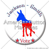 Political Button Designs #1, #2 and #3 - American Button Machines
