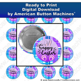 Electric Easter - Digital Download for Buttons - American Button Machines