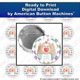 Love Yourself - Digital Download for Buttons - American Button Machines