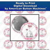 Thanks Mom - Digital Download for Buttons - American Button Machines