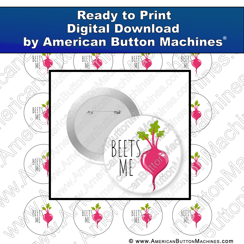 Digital Download, for buttons, digital download for buttons, , Beets