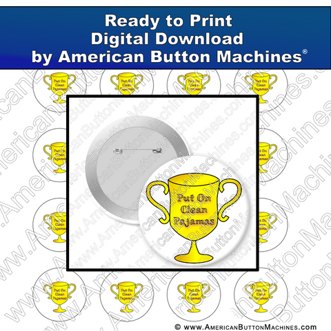 Digital Download, for buttons, digital download for buttons, Pajamas, quarantine, covid