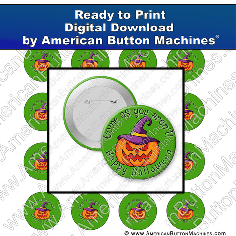 Digital Download, For Buttons, Digital Download for Buttons, Halloween, jack-o-lantern