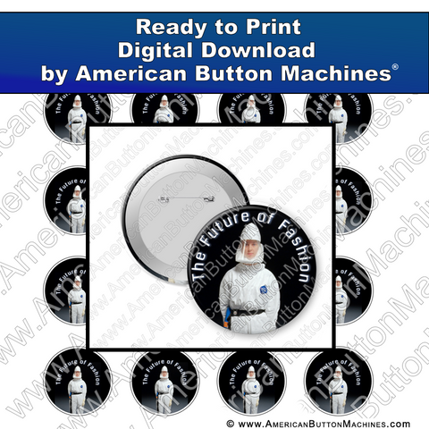Digital Download, for buttons, digital download for buttons, fashion, covid, ppe