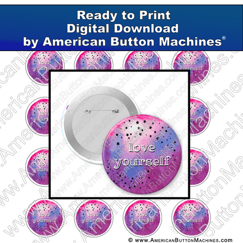 Digital Download, for buttons, digital download for buttons, love