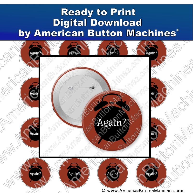 Digital Download, for buttons, digital download for buttons, alarm
