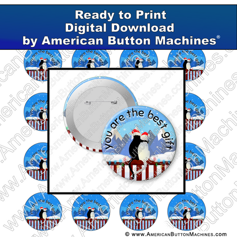 Digital Download, For Buttons, Digital Download for Buttons, love, gift, snow, best