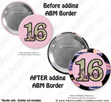 Digital Download for Buttons - Birthday Border Set - American Button Machines