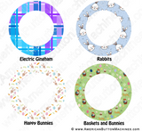 Digital Download for Buttons - Easter Border Set