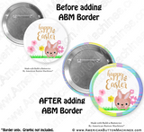 Digital Download for Buttons - Easter Border Set