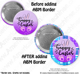 Digital Download for Buttons - Easter Border Set