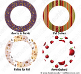 Digital Download for Buttons - Fall Border Set