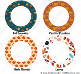 Digital Download for Buttons - Fall Border Set