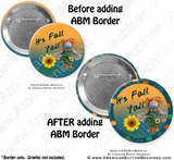 Digital Download for Buttons - Fall Border Set