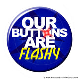 2.25" Red Flashing Button Kit - American Button Machines