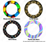 Digital Download for Buttons - Funky Town Border Set