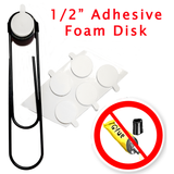 1/2" Deluxe Foam Disks with Tab