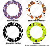 Digital Download for Buttons - Halloween Border Set