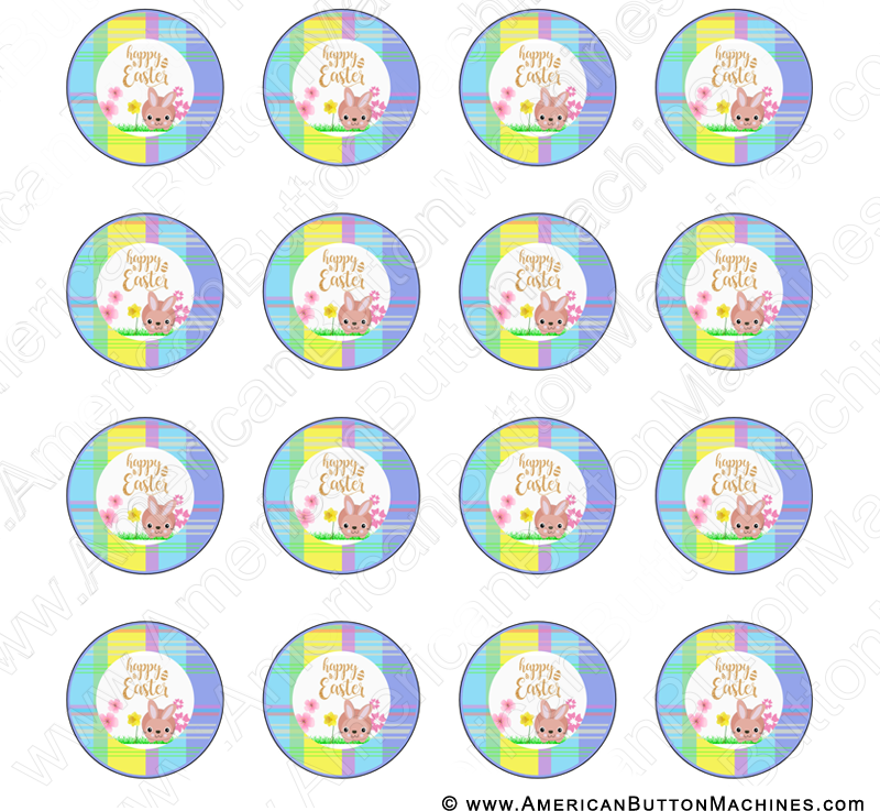 Happy Easter - Digital Download for Buttons – American Button Machines