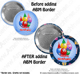 Digital Download for Buttons - Birthday Border Set