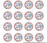 I Love Hugs - Digital Download for Buttons - American Button Machines