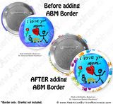 Digital Download for Buttons - Kids Play Border Set - American Button Machines