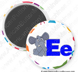 Alphabet - Digital Download for Buttons - American Button Machines