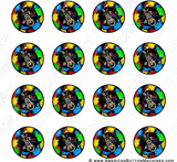 Music Colors My Soul - Digital Download for Buttons