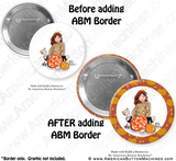 Digital Download for Buttons - Fall Border Set