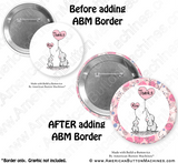 Digital Download for Buttons - Fun Florals Border Set