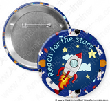 Reach for the Stars - Digital Download for Buttons - American Button Machines