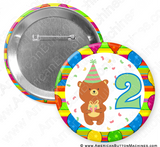 Teddy Turns 2 - Digital Download for Buttons