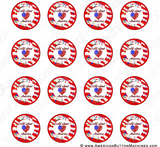 Wild About America - Digital Download for Buttons