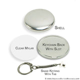 1.5" Snake Key Ring Sets - American Button Machines