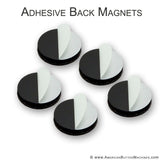 1.25" Collet Back Self-Adhesive Magnet Set - American Button Machines